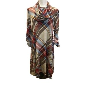 Robert Louis Multicolor Plaid Dress